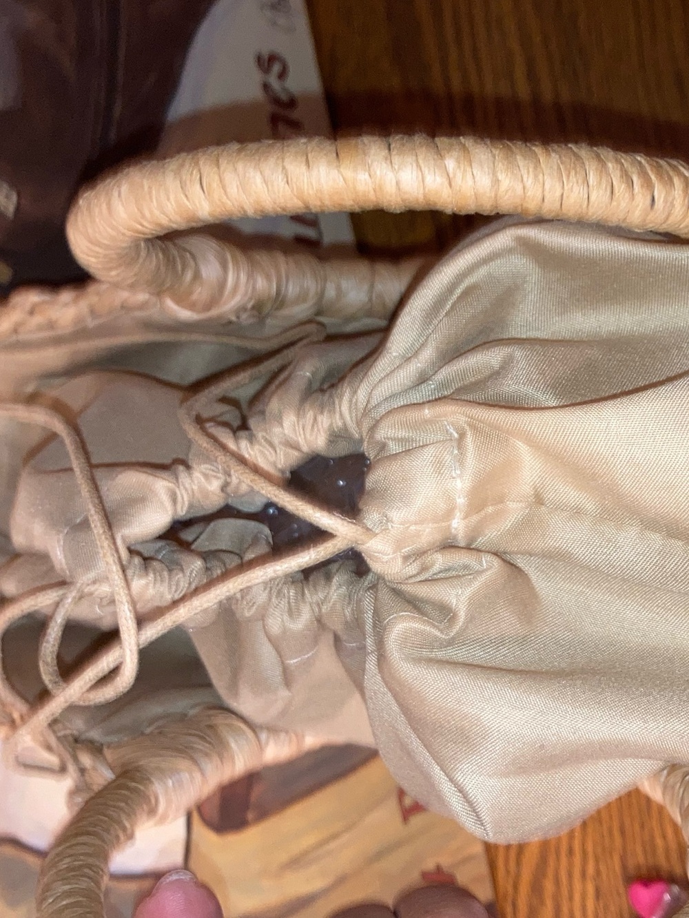 Summer Rattan Straw Tote Handbag -
- NWOT MSRP $40 - Picture 6 of 7